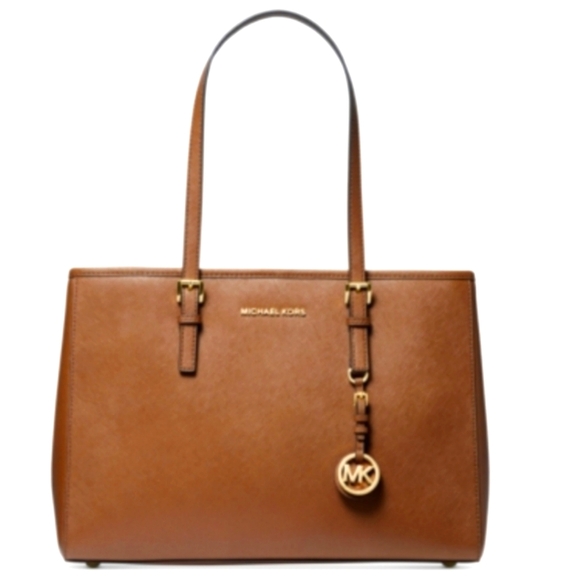 Michael kors MK Jet Set EW  EX Large Saffiano leather handbag East West Travel - Picture 1 of 10